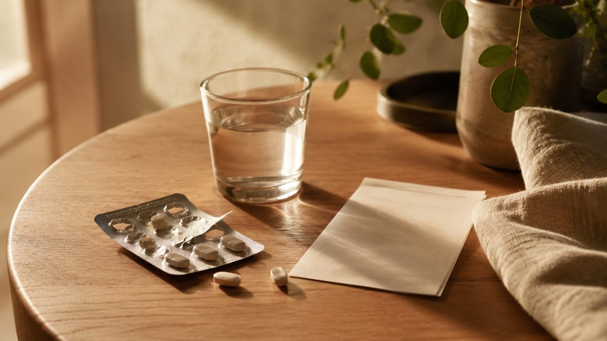 Caja de antiinflamatorios y advertencia sobre uso prolongado