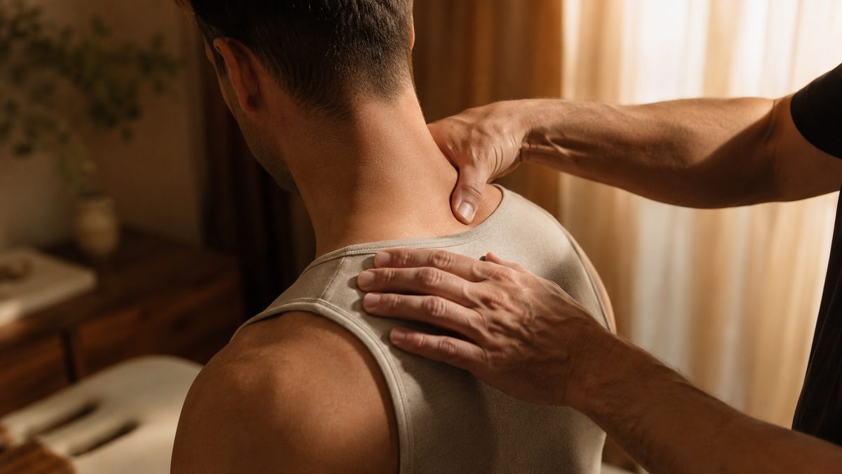 Puntos gatillo miofasciales en músculos del cuello y espalda